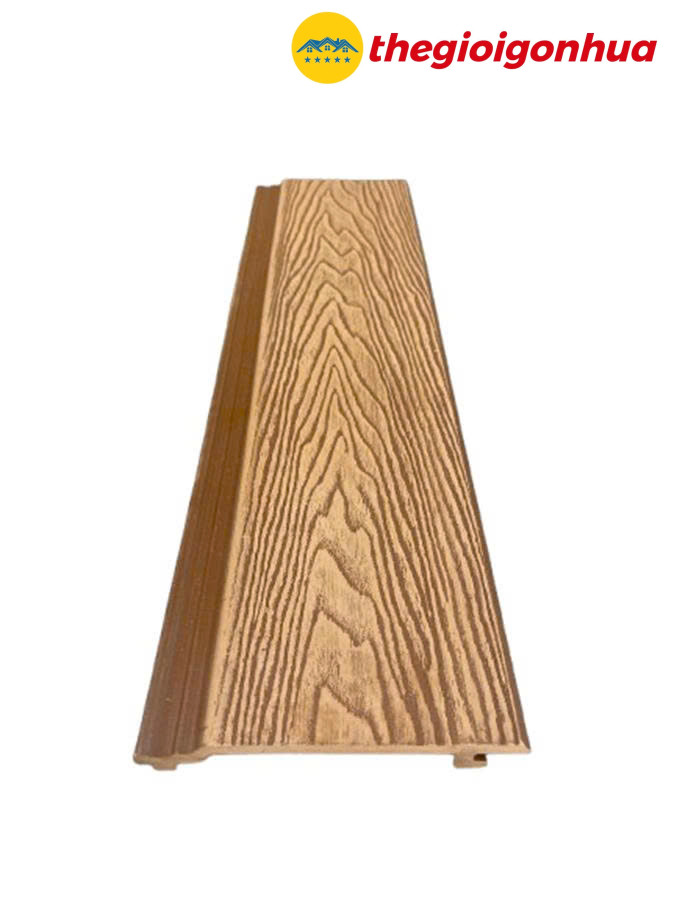 Tấm ốp gỗ nhựa ngoài trời 1 Sóng vân 3D